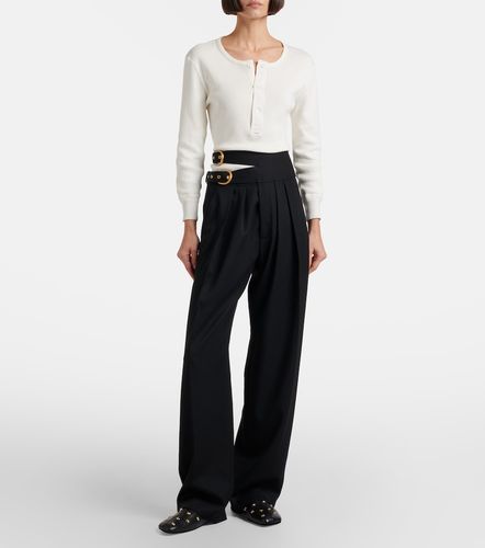 Chloé Pantalon ample en laine vierge - Chloe - Modalova