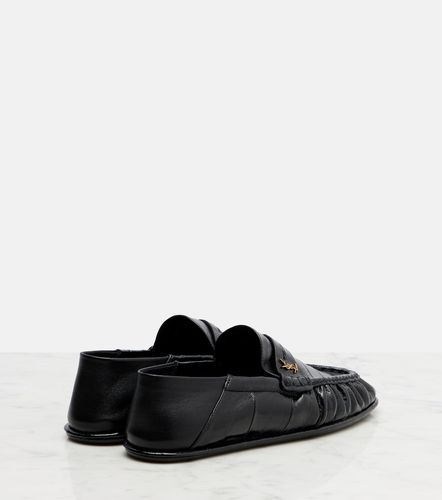 Mocassins en cuir verni - Saint Laurent - Modalova