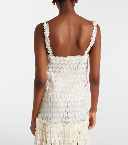 Top Francoise en coton mélangé à dentelle - Ulla Johnson - Modalova