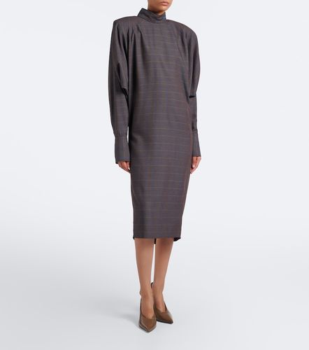 Mugler Robe midi à carreaux - Mugler - Modalova