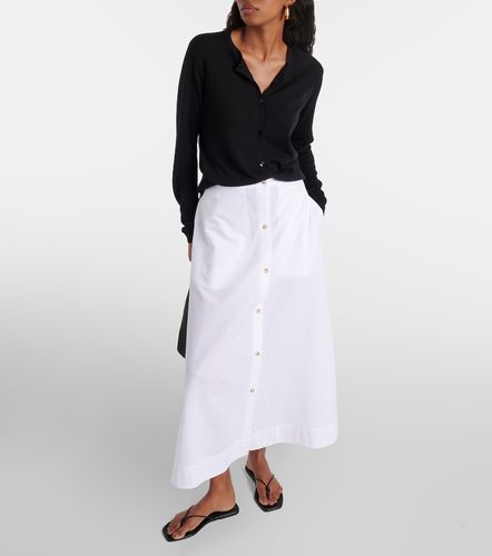 Jupe longue taille haute en coton - Toteme - Modalova