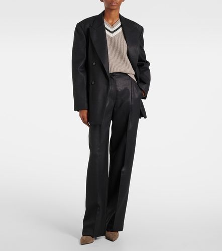 Pantalon ample en laine mélangée - Brunello Cucinelli - Modalova