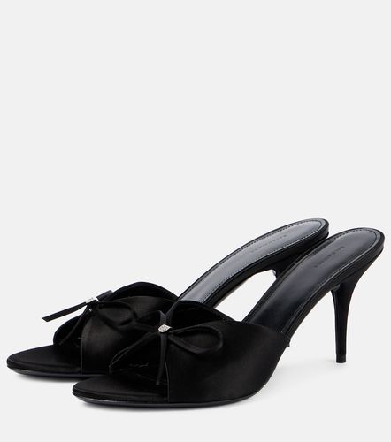 Sandales Knife Bow 80 en satin - Balenciaga - Modalova