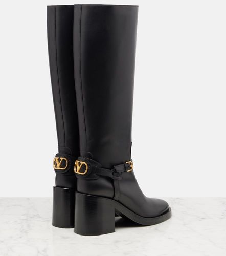Bottes VLogo en cuir - Valentino Garavani - Modalova