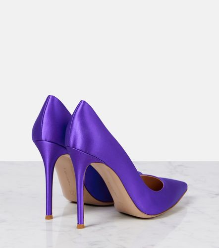 Escarpins Gianvito 105 en crêpe de satin - Gianvito Rossi - Modalova