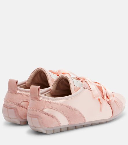 Baskets Ballerina Grip en satin et daim - Simone Rocha - Modalova