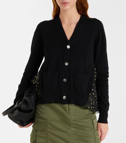 Sacai Cardigan en coton imprimé - Sacai - Modalova