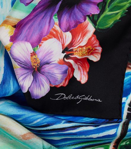 Foulard en soie à imprimé - Dolce&Gabbana - Modalova
