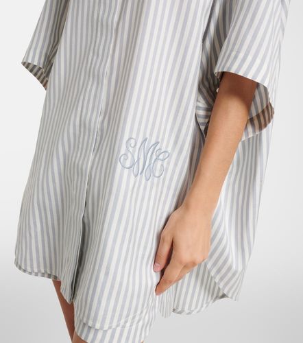 Chemise rayée en soie et laine - Stella McCartney - Modalova