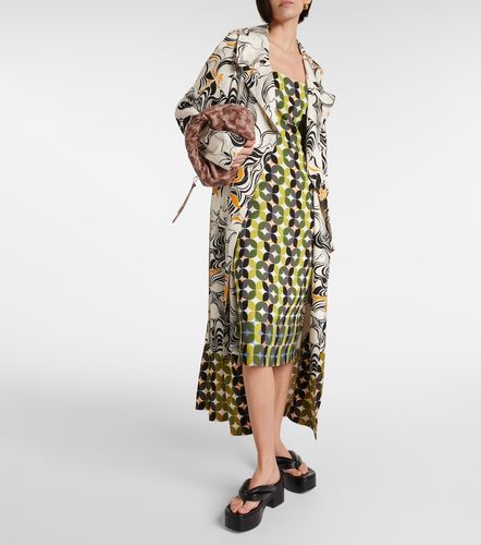 Robe midi imprimée en crêpe - Dries Van Noten - Modalova