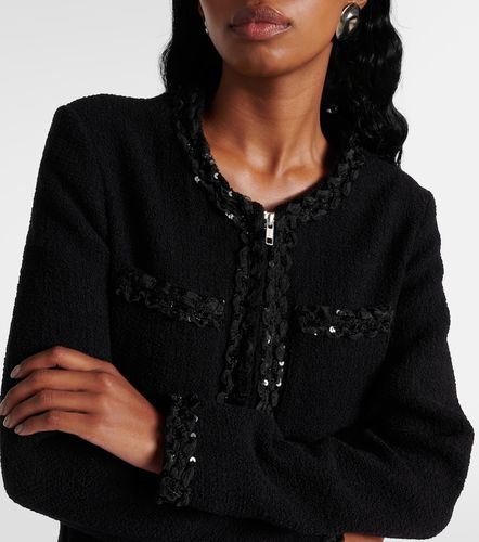 Veste en laine mélangée à paillettes - Giambattista Valli - Modalova