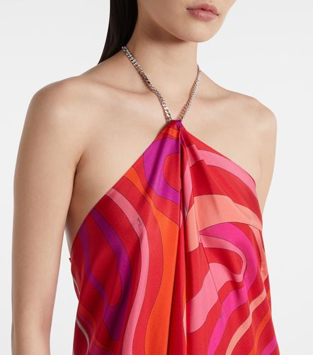 Robe midi Marmo en soie à ornements - Pucci - Modalova