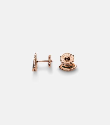 Boucles d'oreilles Divas' Dream en or rose 18 ct, malachite et diamants - Bvlgari - Modalova