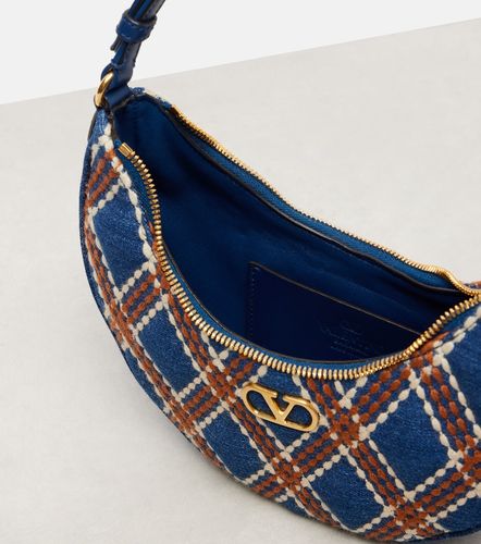 Sac Quiltie 67 brodé en jean - Valentino Garavani - Modalova