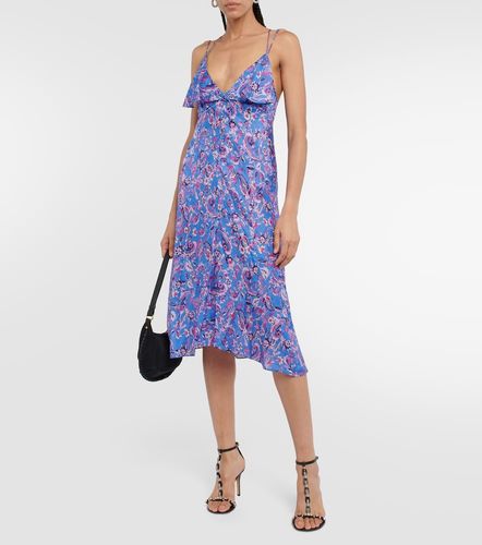 Robe midi Paysa en soie mélangée - Isabel Marant - Modalova