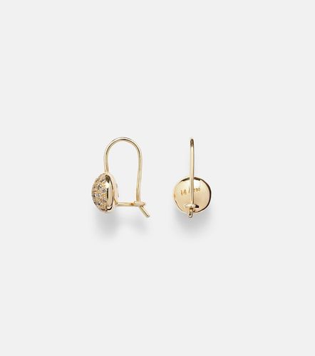 Boucles d'oreilles Sphere en or 18 ct et diamants - Ileana Makri - Modalova
