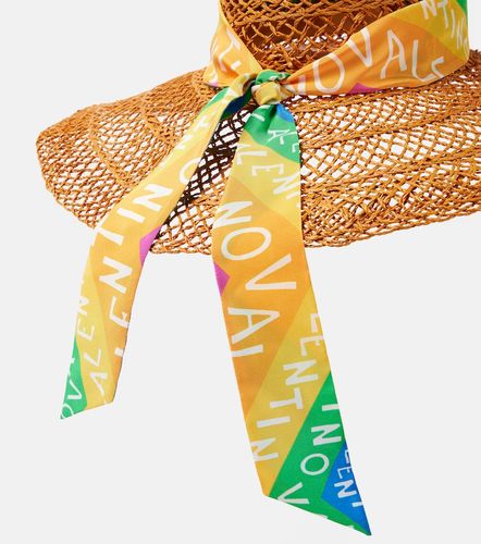 Chapeau Chevron 24 en paille - Valentino - Modalova