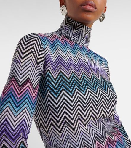 Missoni Robe Zig Zag à col roulé - Missoni - Modalova