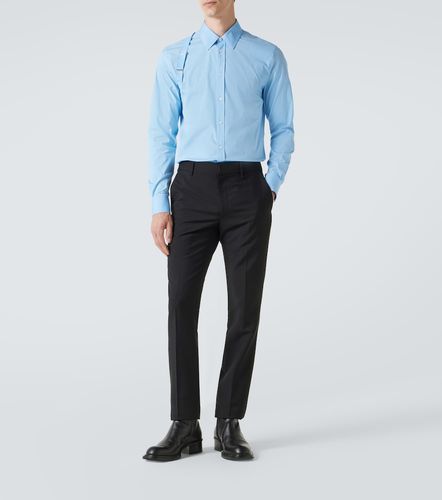 McQueen Chemise en coton mélangé - McQueen - Modalova
