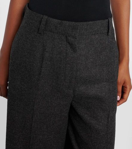 Pantalon ample à taille haute en flanelle - Toteme - Modalova