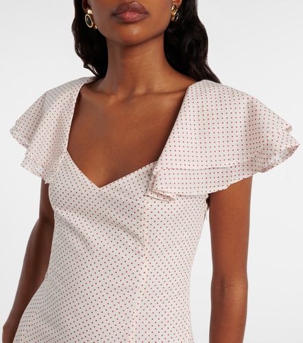 Robe longue Marlowe en coton à pois - Posse - Modalova