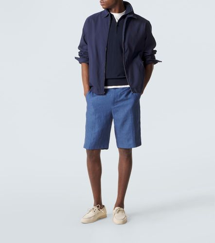 Canali Bermuda en lin - Canali - Modalova