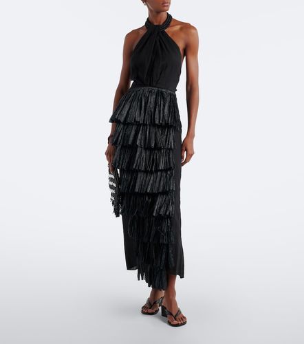 Robe en lin à ornements - Johanna Ortiz - Modalova