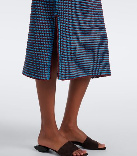 Alaïa Jupe crayon en crochet de coton - Alaia - Modalova