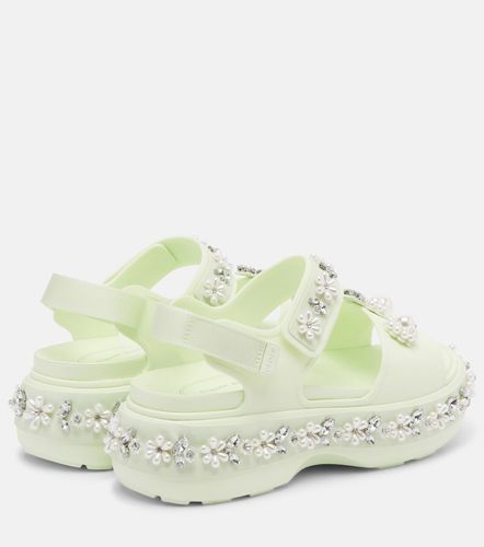 X Crocs Sandales compensées à ornements - Simone Rocha - Modalova