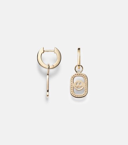 Boucles d'oreilles Open Icon en or 14 ct et diamants - Sydney Evan - Modalova