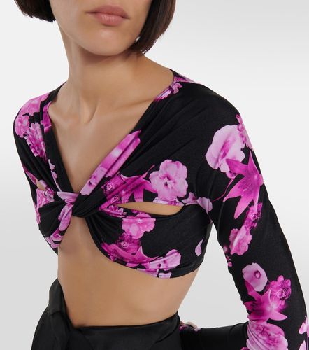 Coperni Top raccourci à fleurs - Coperni - Modalova