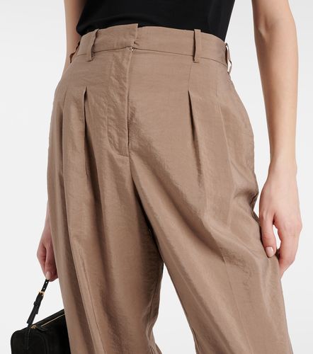 Pantalon droit en soie mélangée - Joseph - Modalova