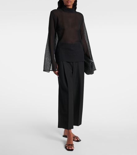 Toteme Top en coton et soie - Toteme - Modalova