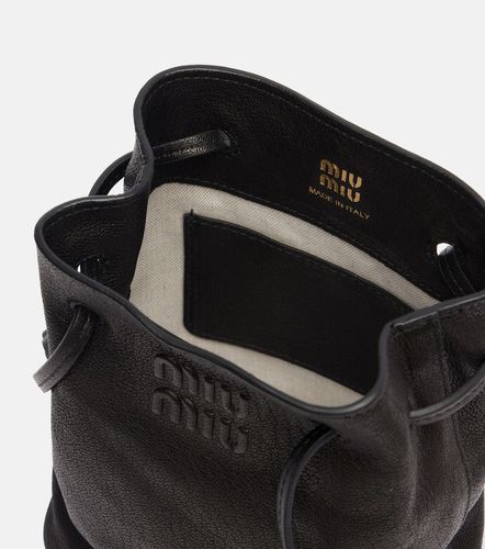 Miu Miu Sac en cuir à logo - Miu Miu - Modalova