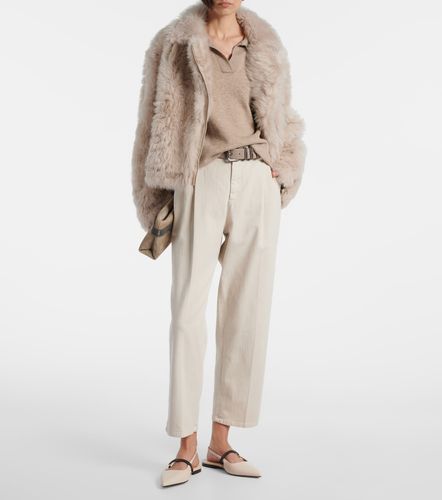 Jean droit Monili à taille mi-haute - Brunello Cucinelli - Modalova