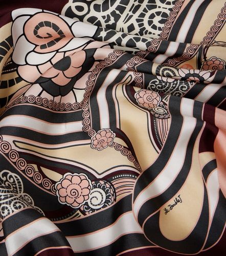 Foulard en sergé de soie imprimé - La DoubleJ - Modalova