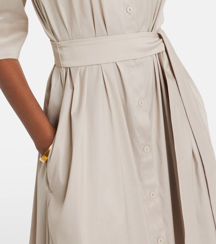 Robe midi Cognac en coton mélangé - Max Mara - Modalova