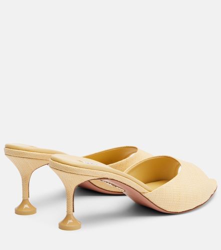 Aquazzura Mules Bisous en raphia - Aquazzura - Modalova
