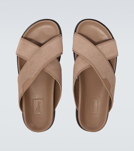 Brioni Mules en daim et cuir - Brioni - Modalova