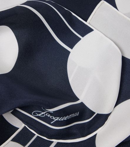 Foulard Cœur en soie à imprimé - Jacquemus - Modalova
