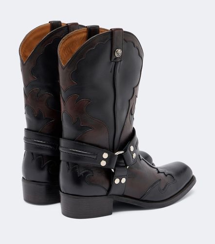 Versace Santiags Sylvester en cuir - Versace - Modalova