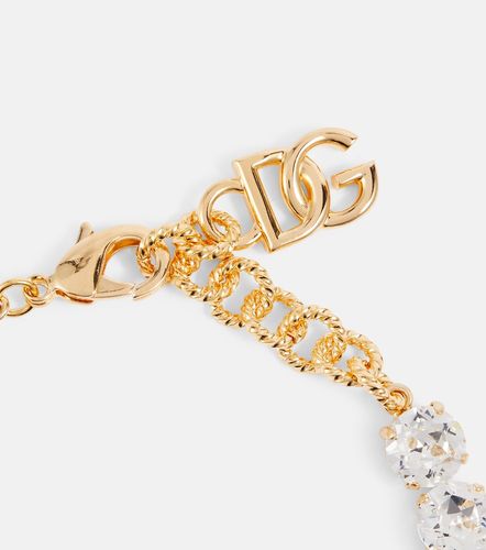 Collier DG à cristaux - Dolce&Gabbana - Modalova