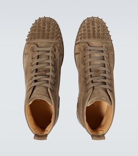 Baskets Louis Spikes en daim - Christian Louboutin - Modalova