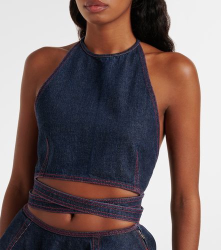 Alaïa Top court en denim - Alaia - Modalova