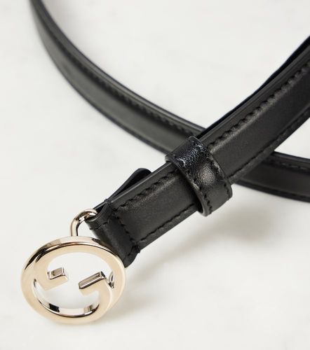Ceinture Blondie Interlocking G en cuir - Gucci - Modalova
