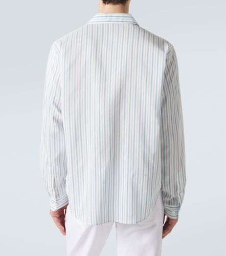 Chemise Franco en soie et coton à rayures tennis - Umit Benan - Modalova