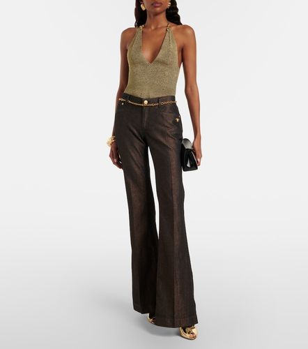 Body en lamé à ornements - Roberto Cavalli - Modalova