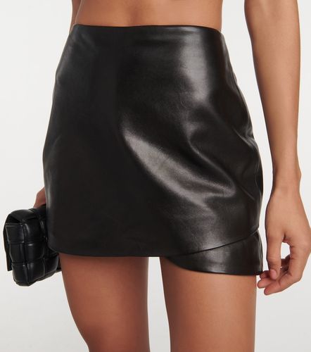 Mini-jupe asymétrique en cuir - The Sei - Modalova