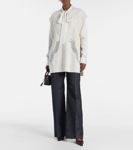 Pull en dentelle et laine vierge - Stella McCartney - Modalova