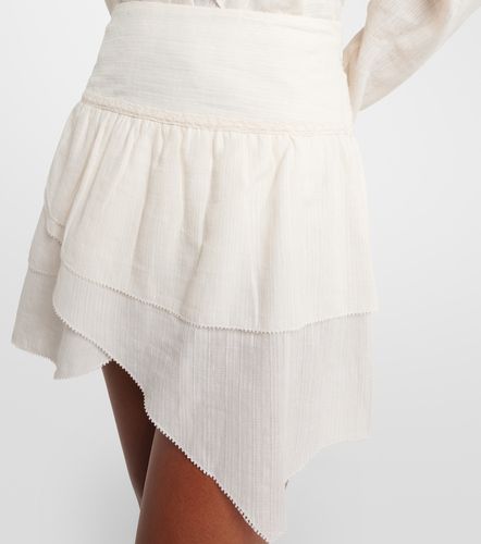 Mini-jupe Dejha en coton et lin mélangés - Marant Etoile - Modalova